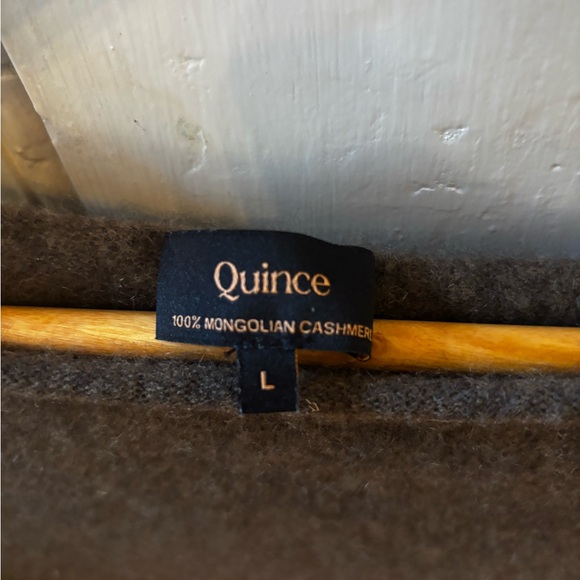 Quince Mongolian Cashmere Boatneck Sweater Size L - Picture 5 of 5